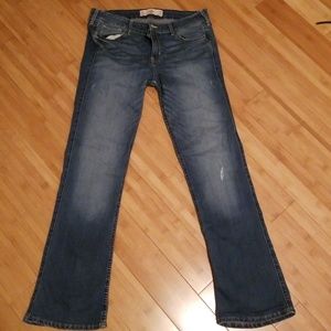 Hollister Boot Cut Distressed Jean